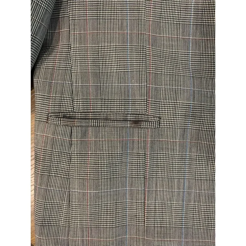 Vintage Jos. A Bank (Exec. Collection) Glen Plaid 100% Wool Blazer, Made in USA